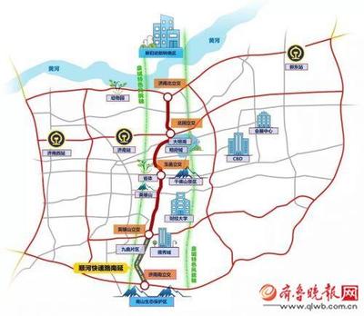 定了！濟南順河高架南延工程定于11月12日開工，濟南市政設計院主導設計